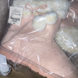 Pink boots, size 3